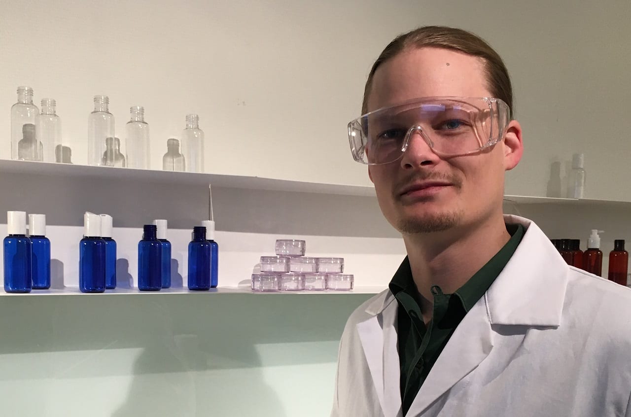 Christer Edvardsson: A new face in the lab